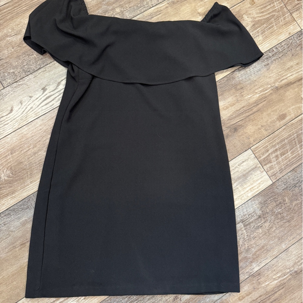 Charles Henry Off-Shoulder Dress